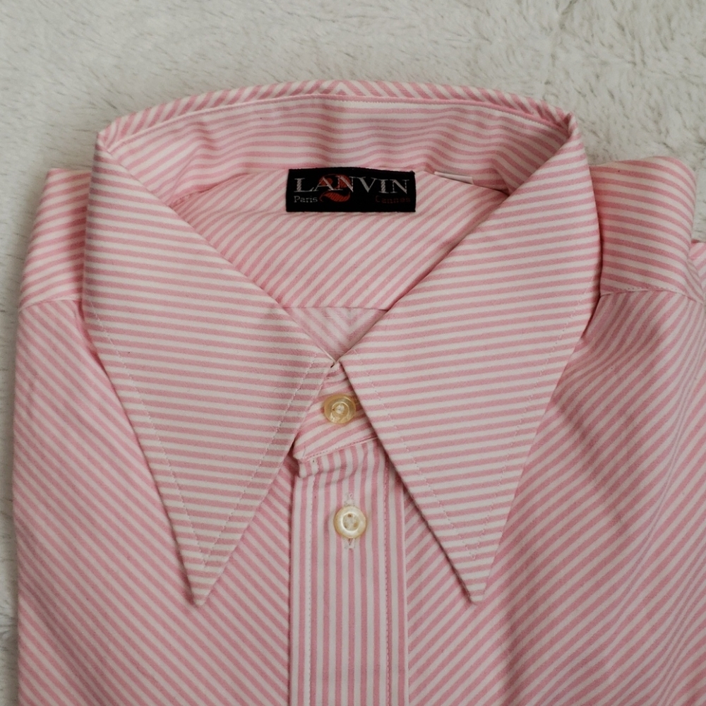 Host Pick🥂 Vintage Lanvin Paris Mens Long-Sleeved Shirt